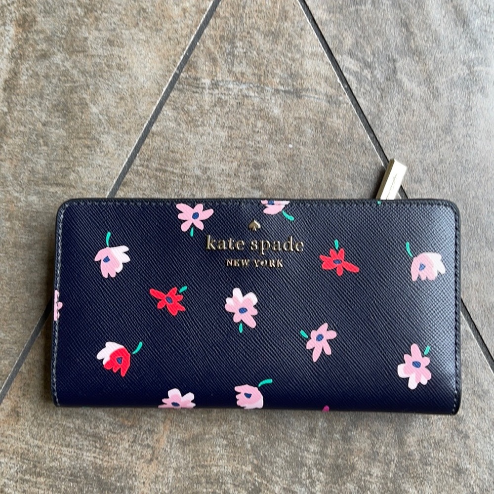 Kate Spade staci large slim bifold wallet - Picture 3 of 7